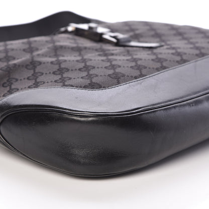 Gucci Monogram Jackie O Hobo Black 9 of 12