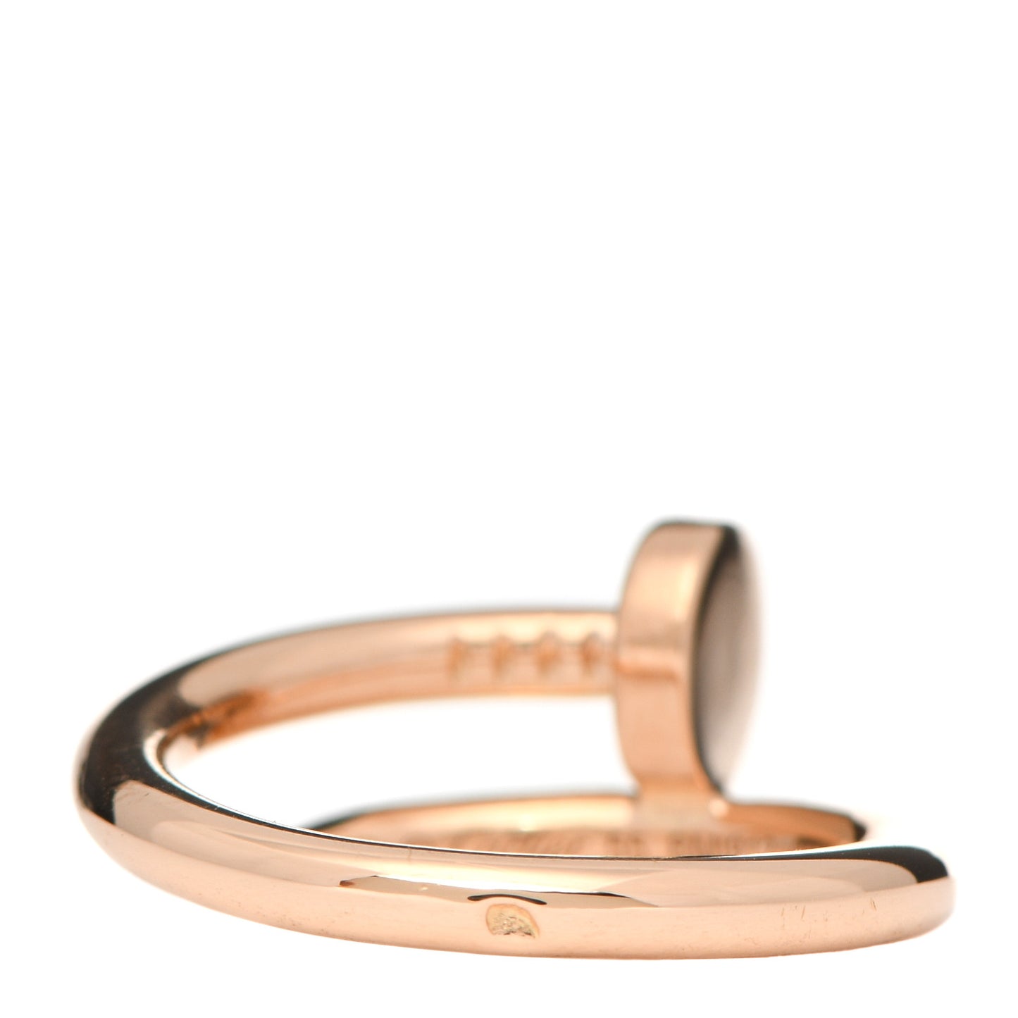 18K Pink Gold Juste Un Clou Ring 55 7.25