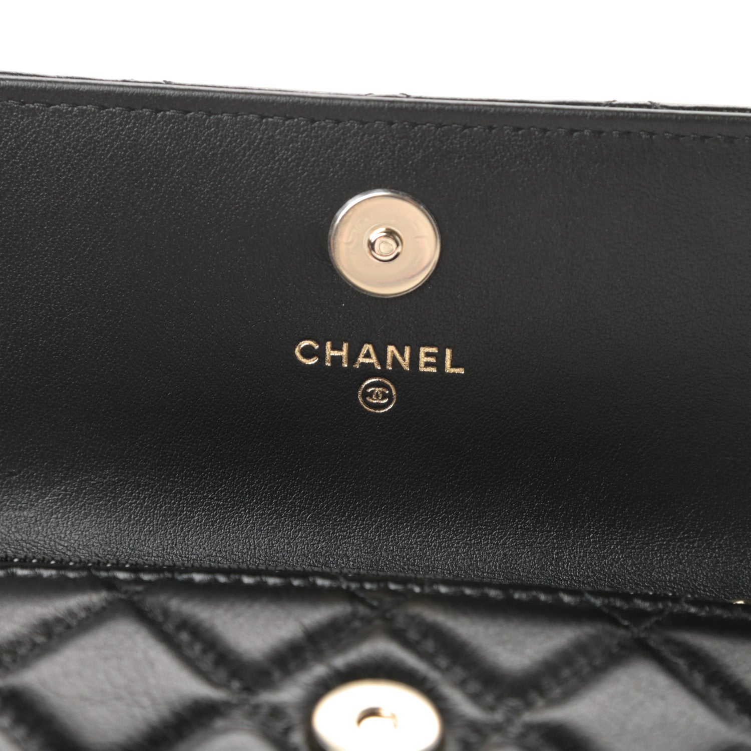 Chanel Calfskin Quilted Maxi Pearls Clutch With Chain Black 6 of 12