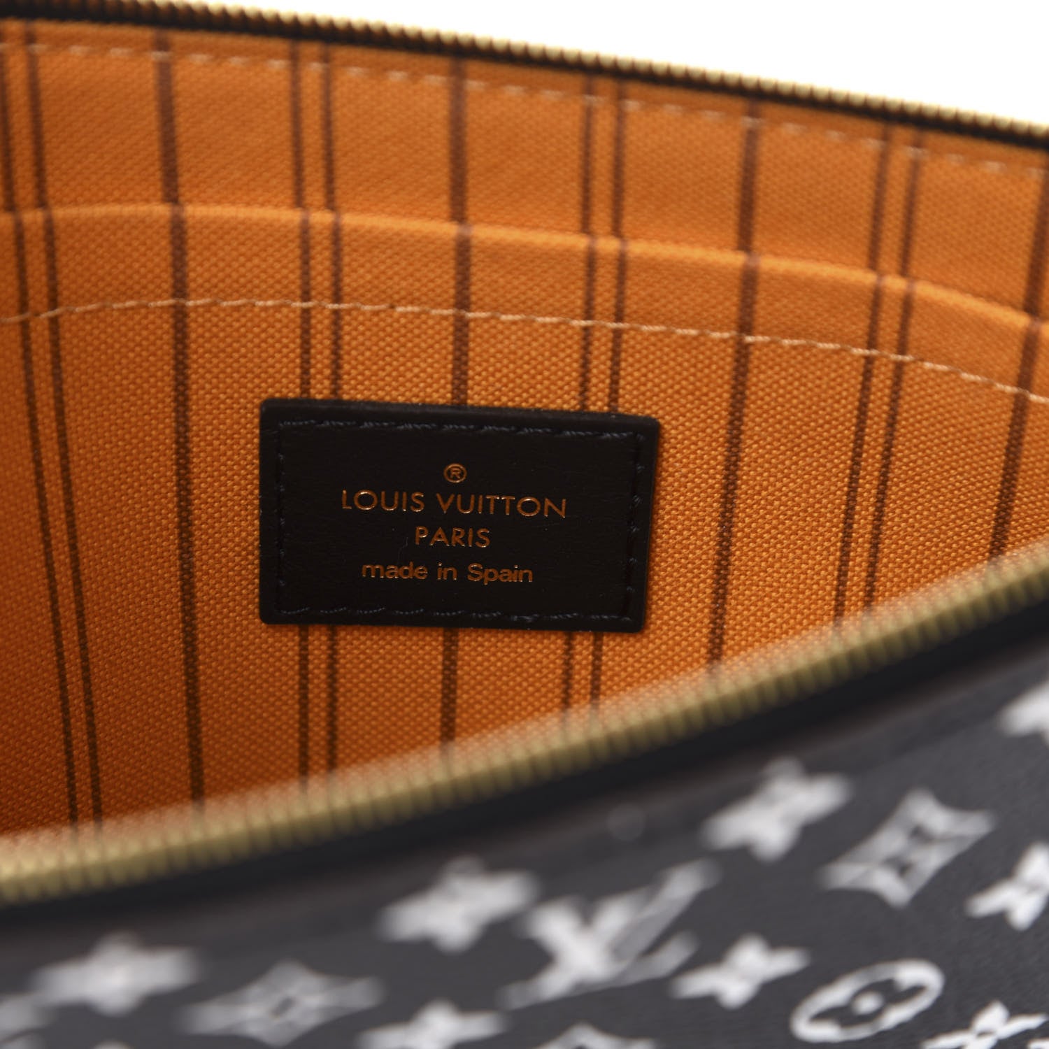 Louis Vuitton Monogram Giant Jungle Neverfull MM GM Pochette Black 6 of 7