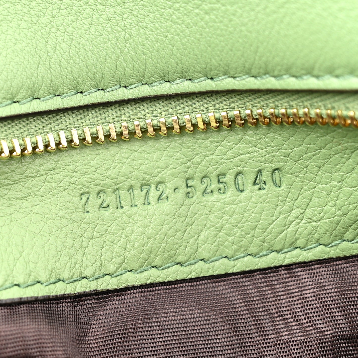 Roxy Calfskin Web Medium Blondie Top Handle Shoulder Flap Bag Salamander Green