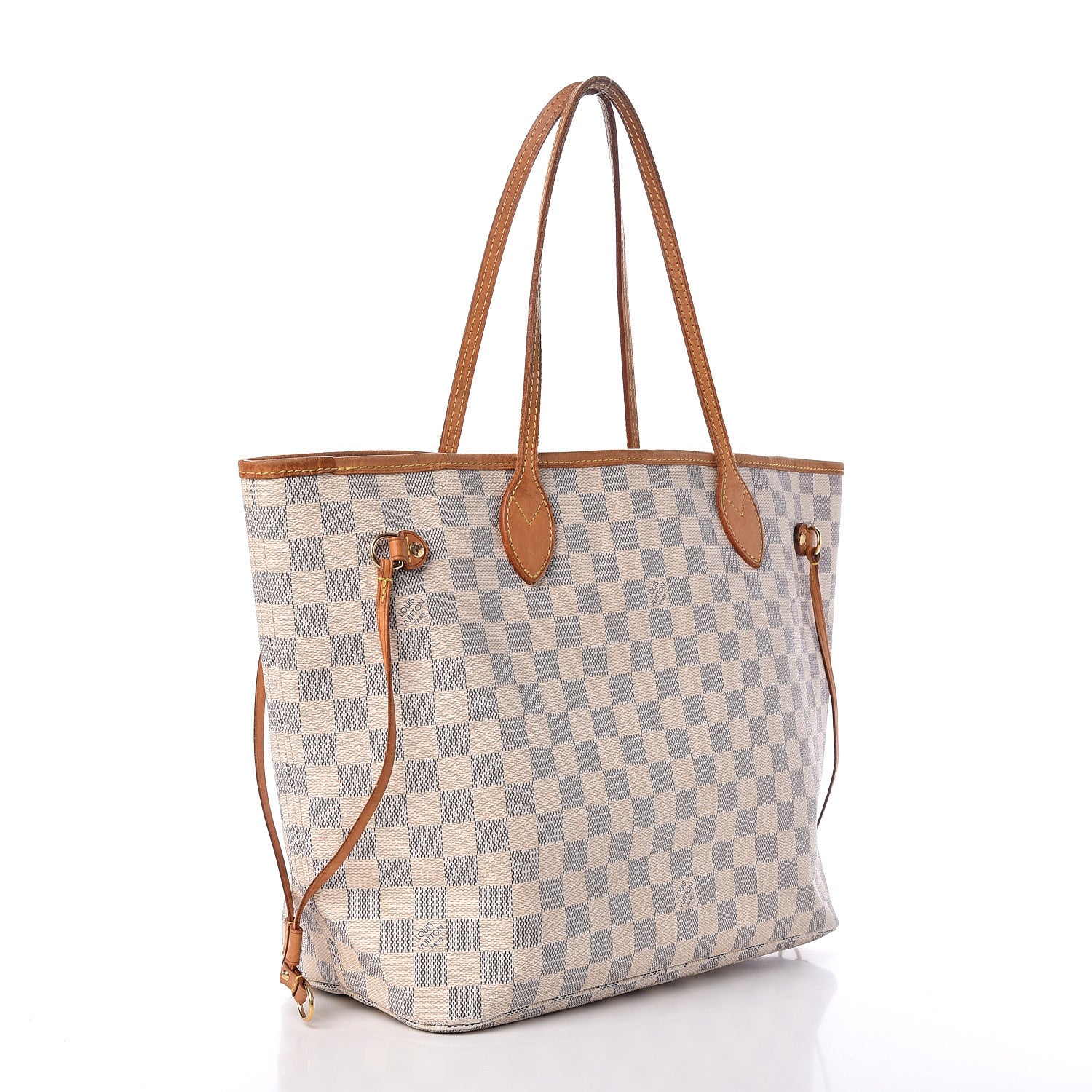 Louis Vuitton Damier Azur Neverfull MM 3 of 19