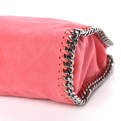 Stella McCartney Shaggy Deer Mini Falabella Fold Over Tote Pink Fluo 9 of 15