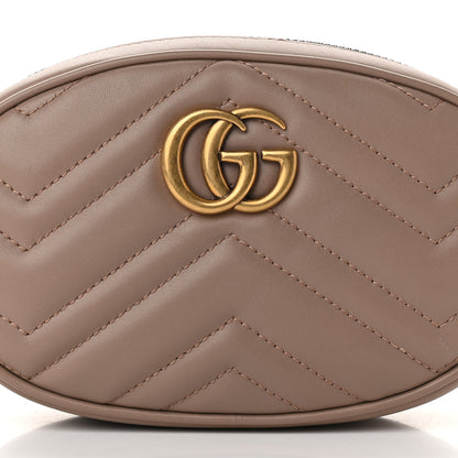 Gucci Calfskin Matelasse GG Marmont Belt Bag 95 38 Porcelain Rose 9 of 11