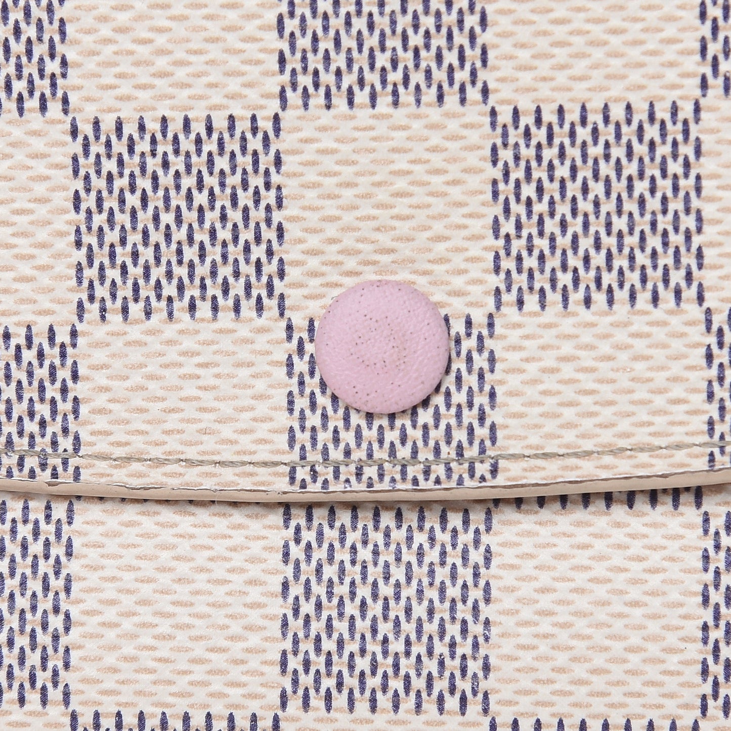 Damier Azur Emilie Wallet Rose Ballerine