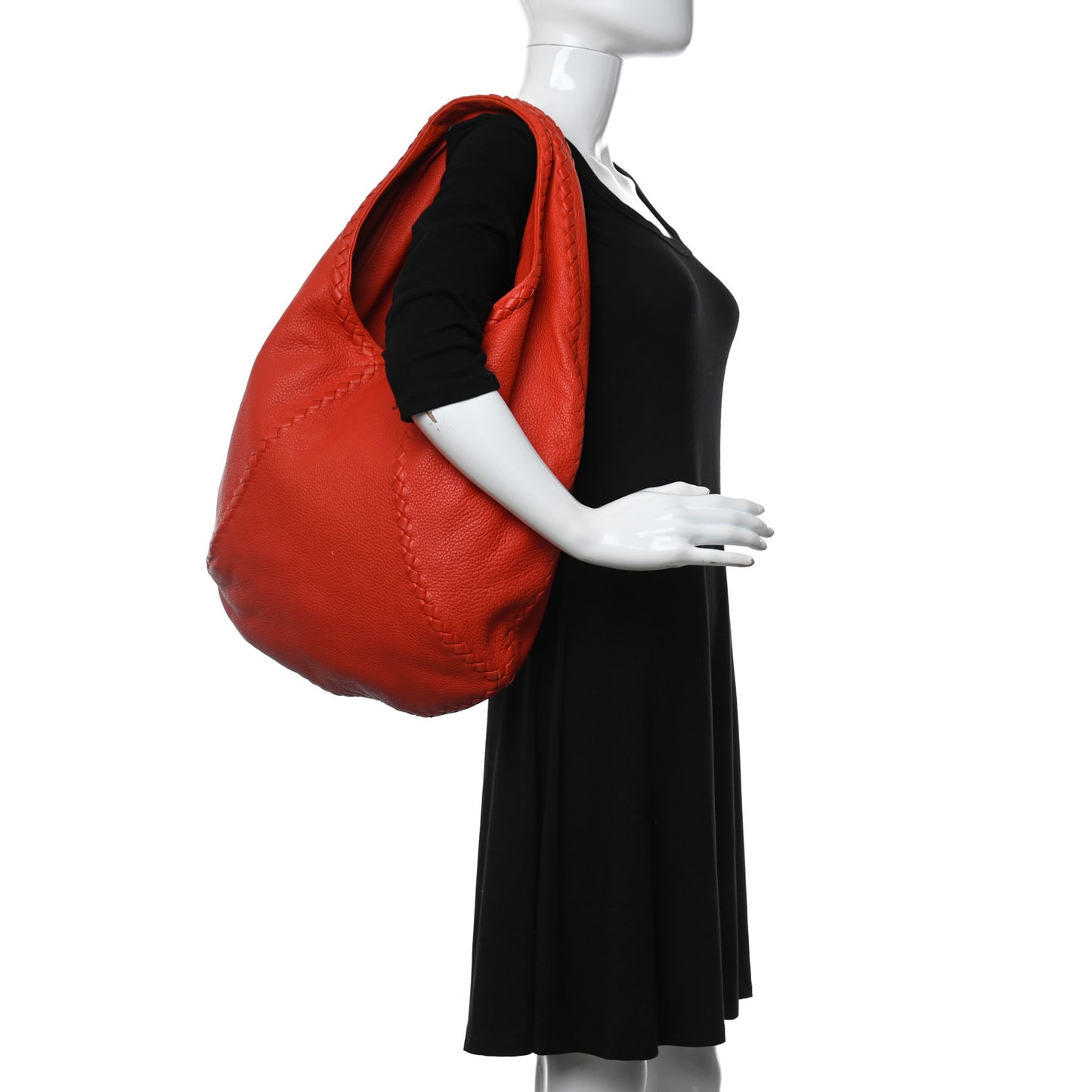 Cervo Deerskin Large Hobo Vesuvio