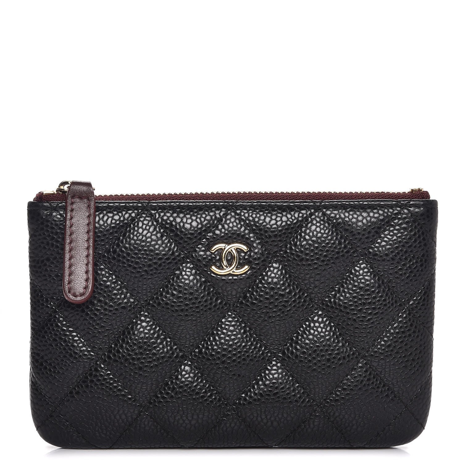 Chanel Caviar Quilted Small Cosmetic Case Black 1 of 8