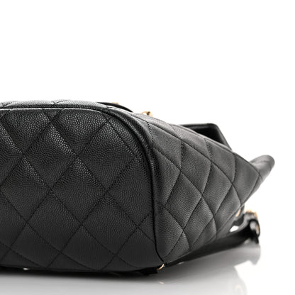 Chanel Caviar Quilted Mini Urban Spirit Backpack Black 10 of 10
