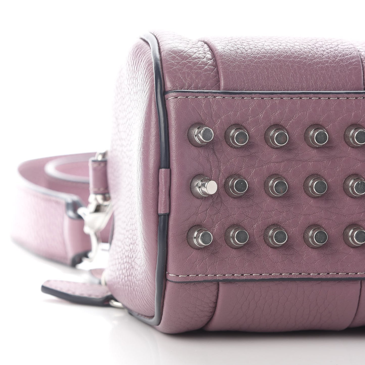 Pebbled Lambskin Mini Rockie Mauve Rhodium Hardware