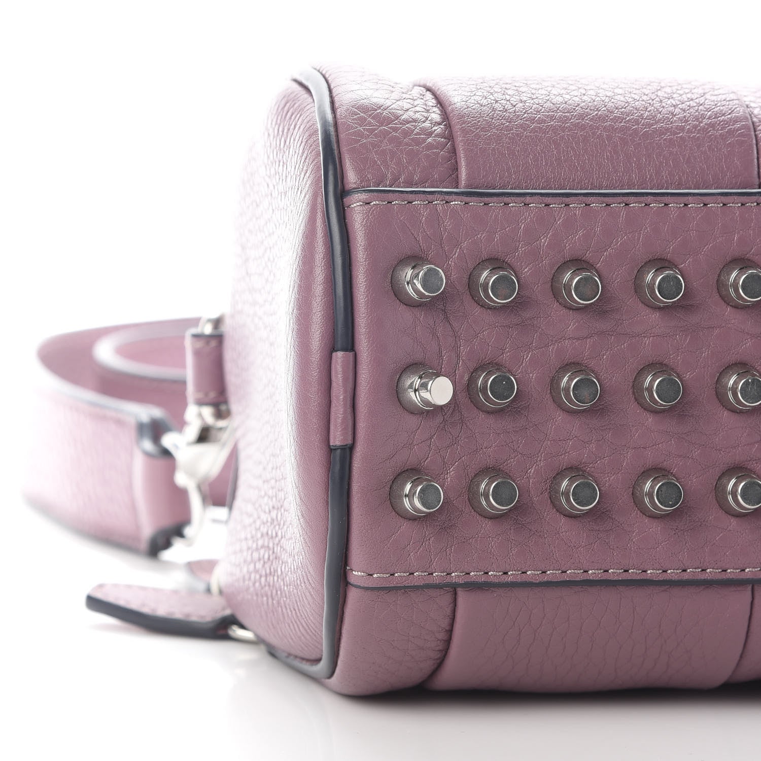 Alexander Wang Pebbled Lambskin Mini Rockie Mauve Rhodium Hardware 7 of 8