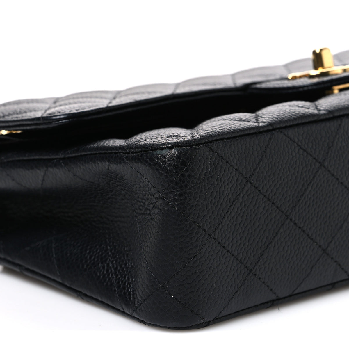 Chanel Caviar Quilted Medium Double Flap Black 8 of 9