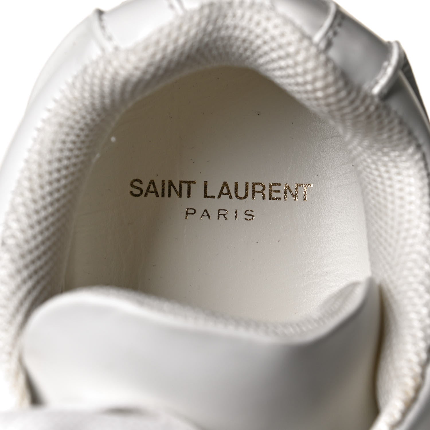 Saint Laurent Calfskin Jump Low Top Sneakers 40 White 9 of 10