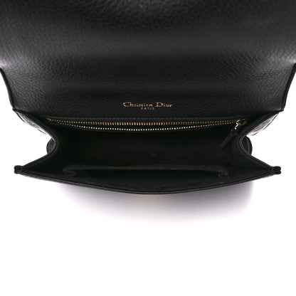 Christian Dior Grained Calfskin Small Diorama Flap Bag Black 5 of 11