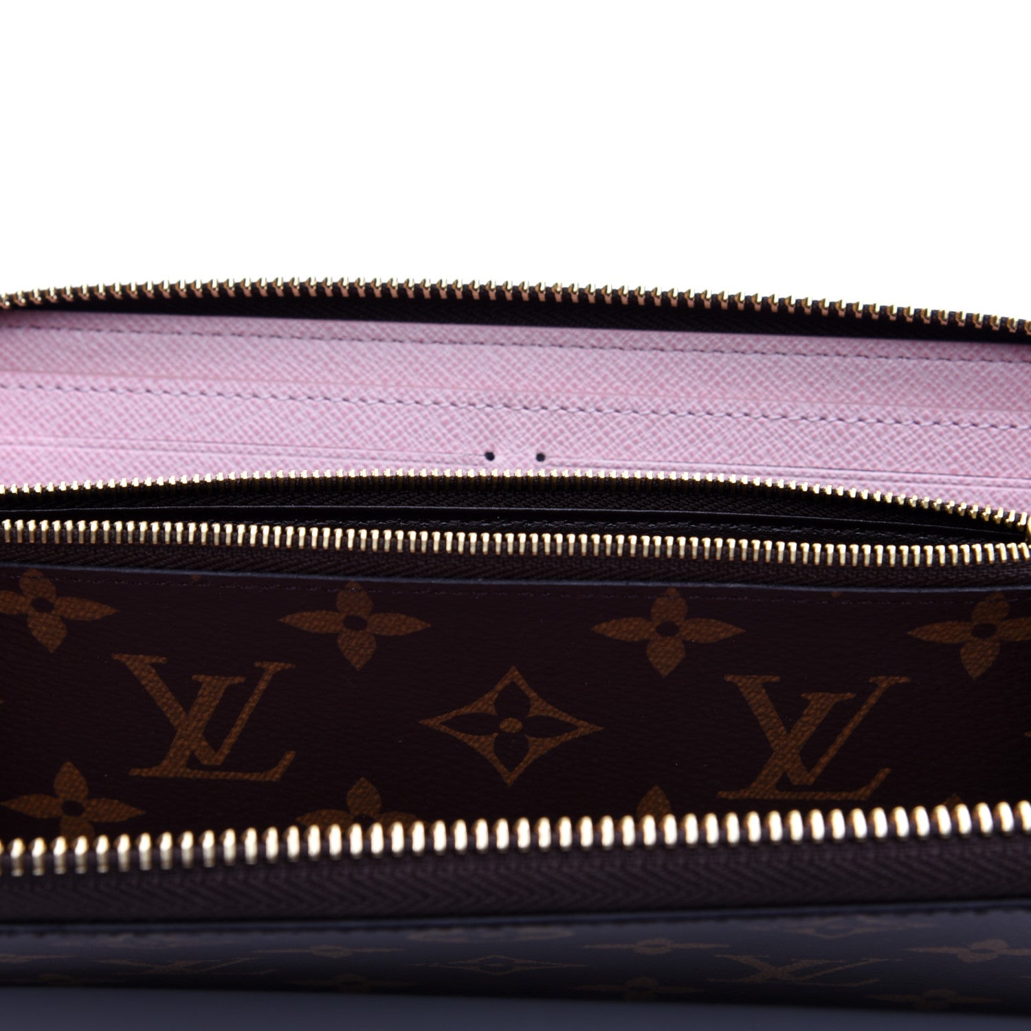 Louis Vuitton Monogram Clemence Wallet Rose Ballerine 9 of 9