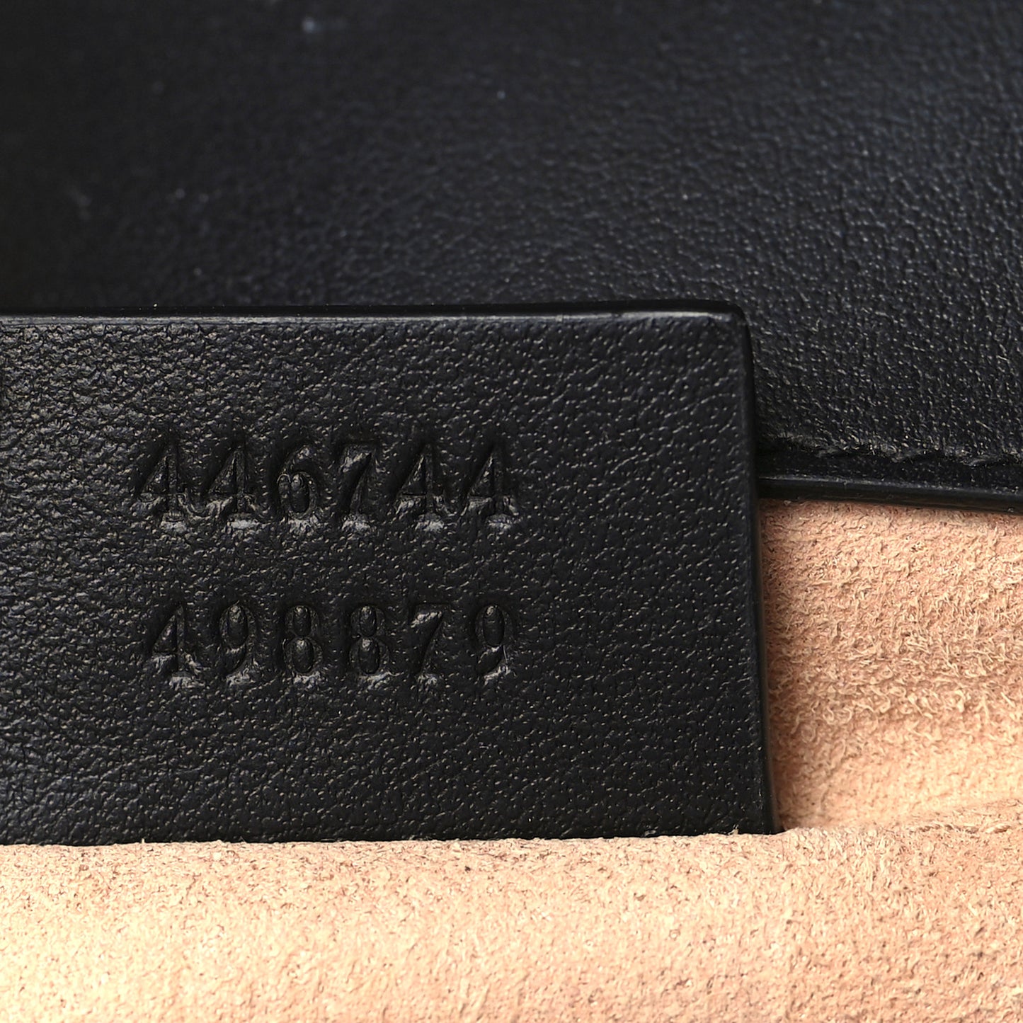 Calfskin Matelasse Mini GG Marmont Shoulder Bag Black