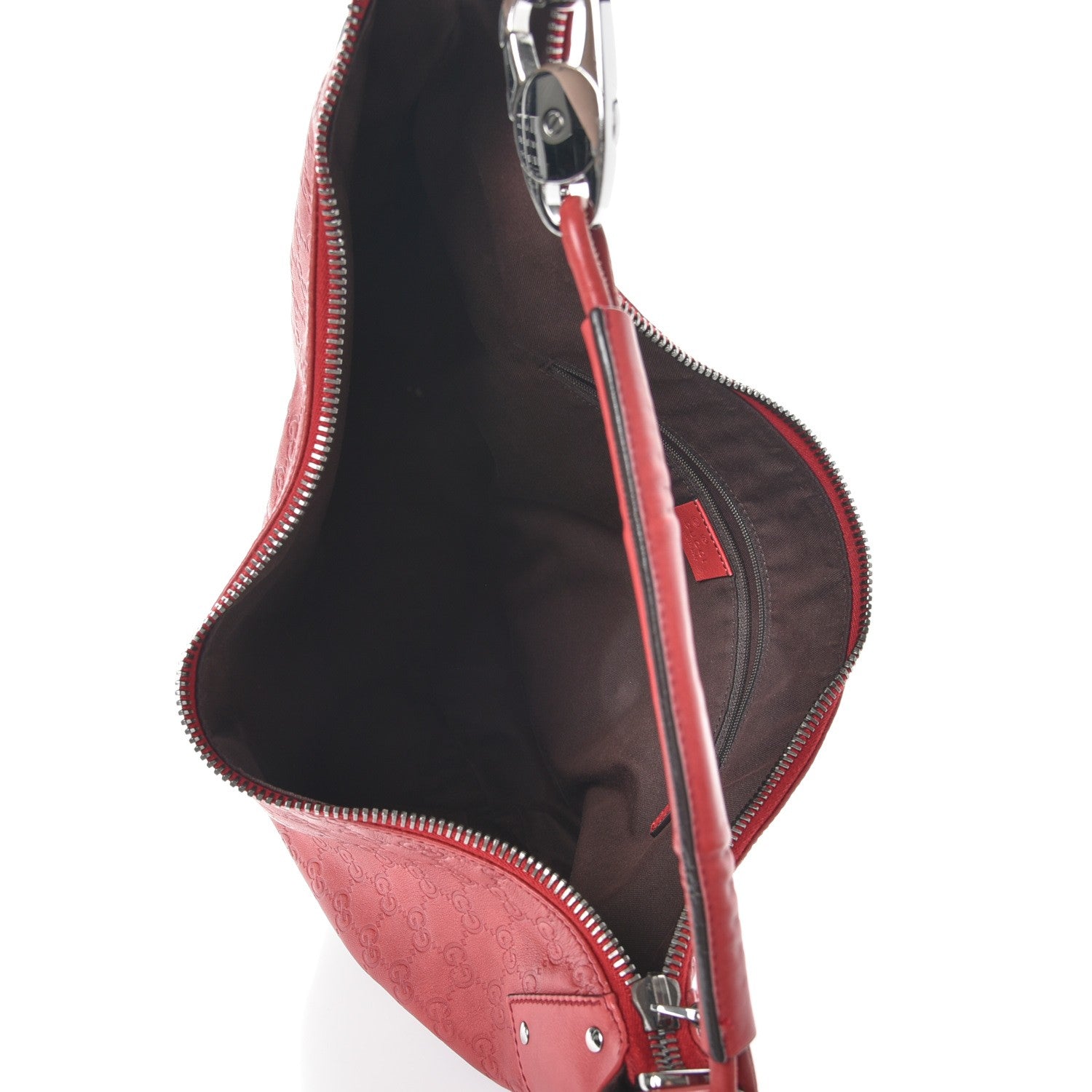 Gucci Guccissima Hobo Red 5 of 8