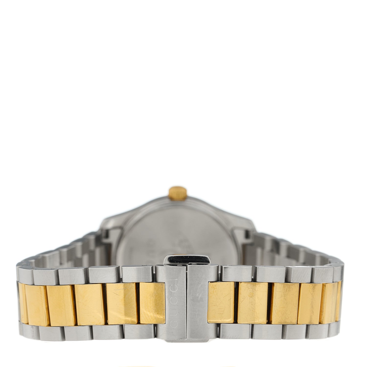 Gucci Stainless Steel Diamond 27mm G-Timeless Two Tone Cat Quartz Watch 3 of 5