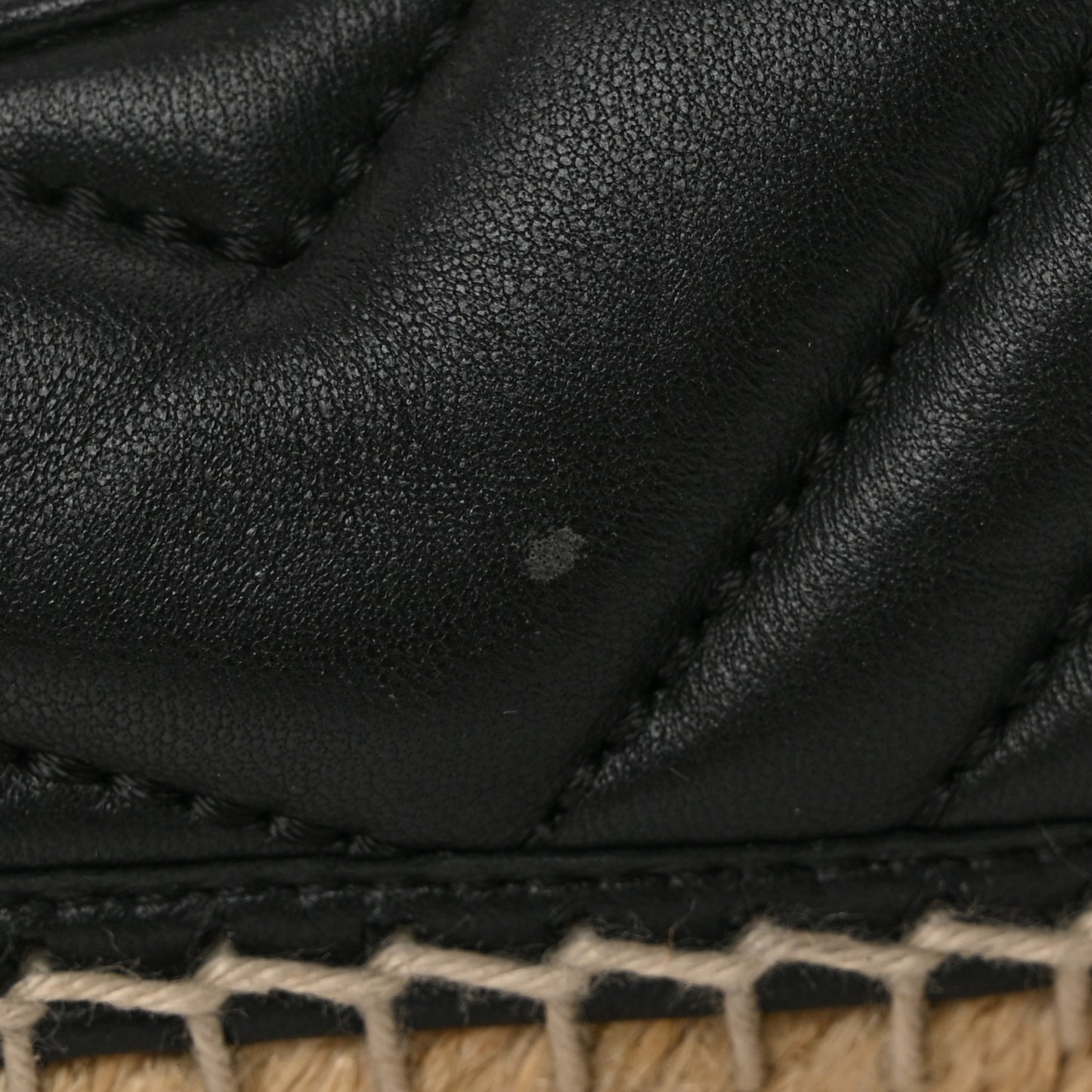 Nappa Matelasse GG Marmont Espadrilles 39.5 Black