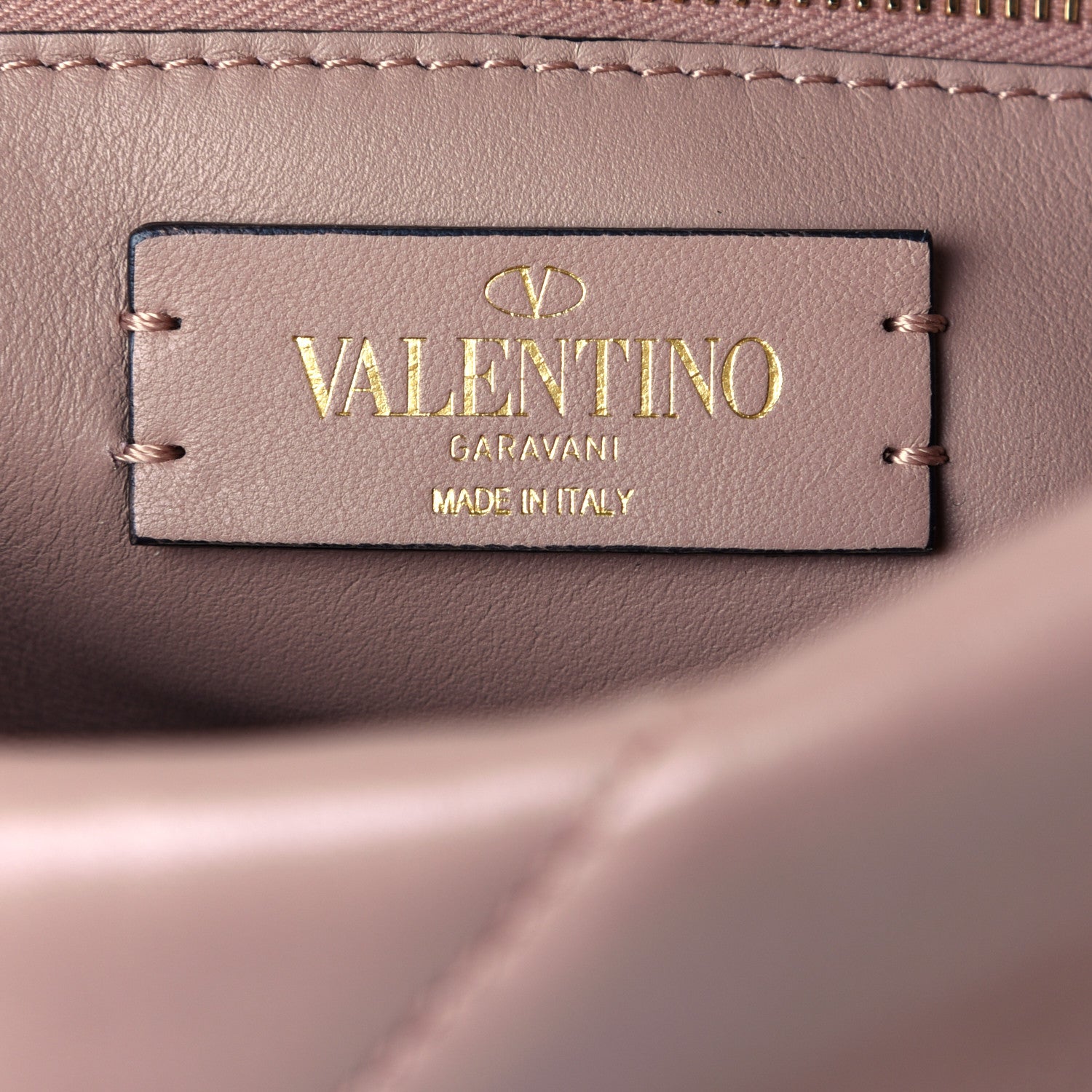 Valentino Garavani Nappa Large Roman Stud Shoulder Bag Rose Cannelle 7 of 14