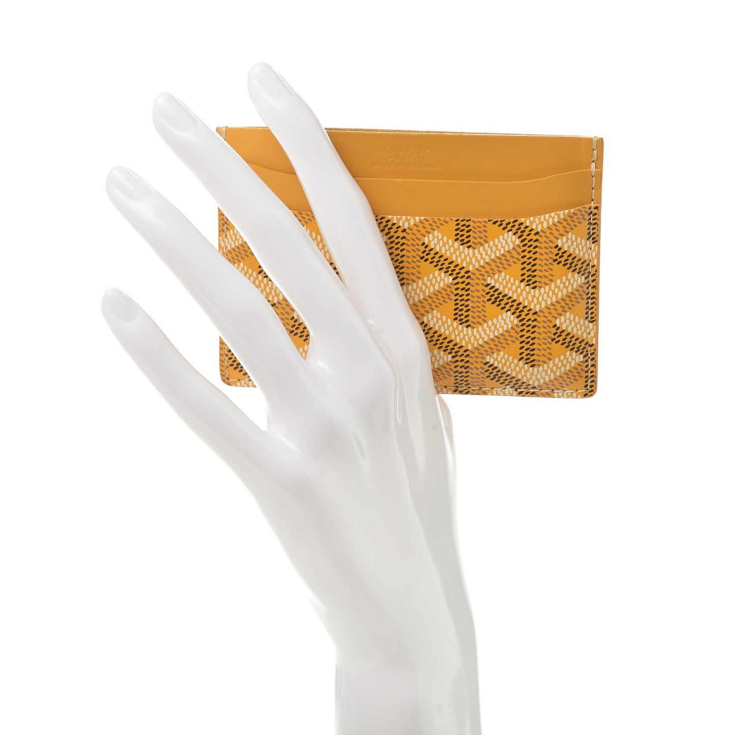 Goyardine Saint Sulpice Card Holder Yellow