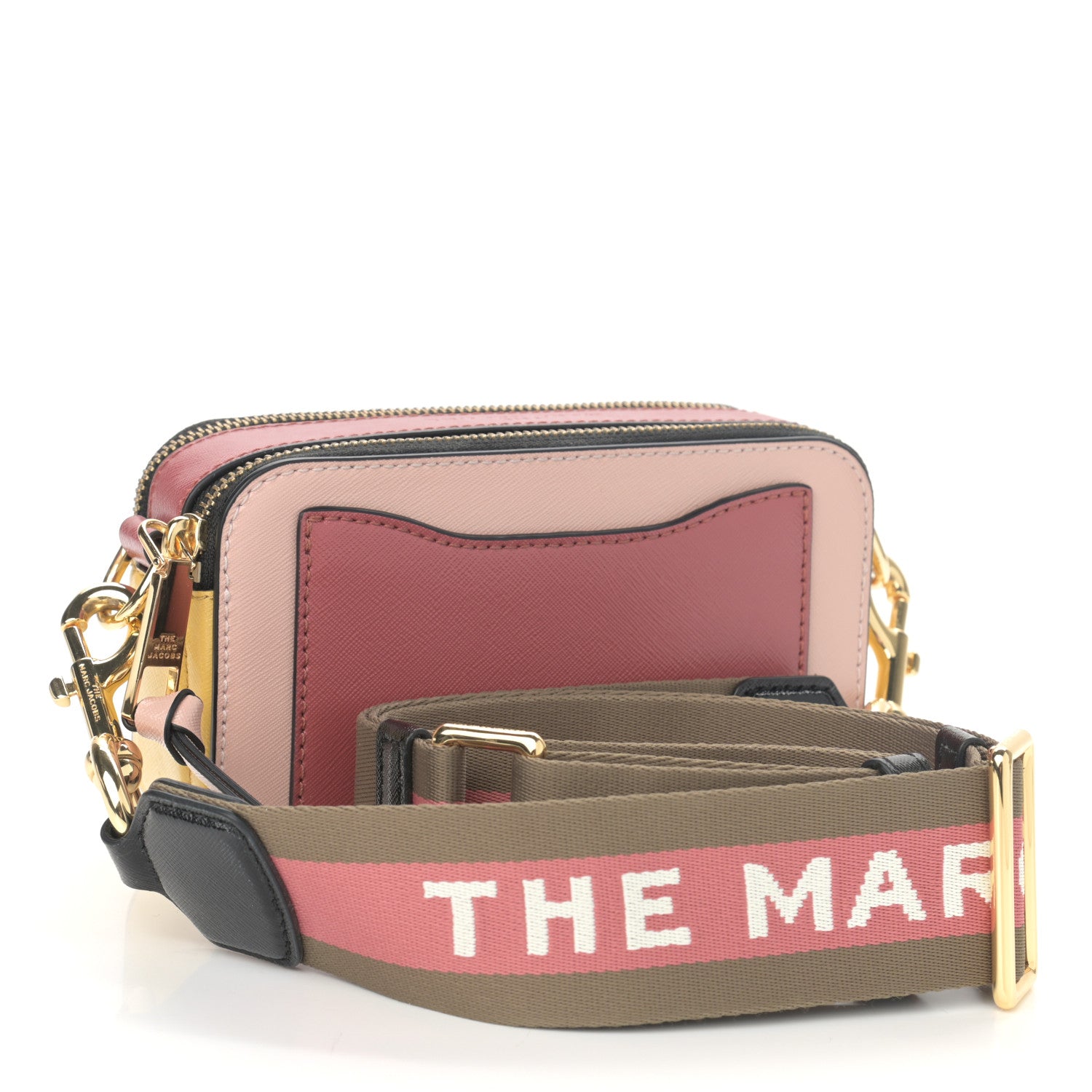 Marc Jacobs Saffiano Small Snapshot Camera Bag New Rose 3 of 11