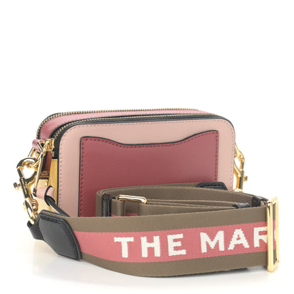 Marc Jacobs Saffiano Small Snapshot Camera Bag New Rose 3 of 11