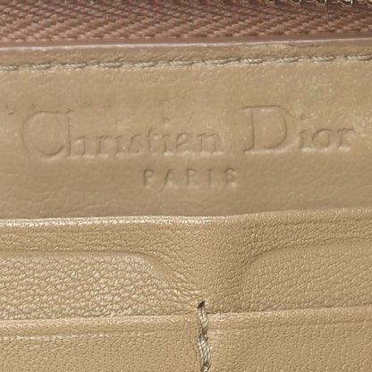 Christian Dior Patent Cannage Lady Dior Continental Zip Wallet Beige 8 of 14