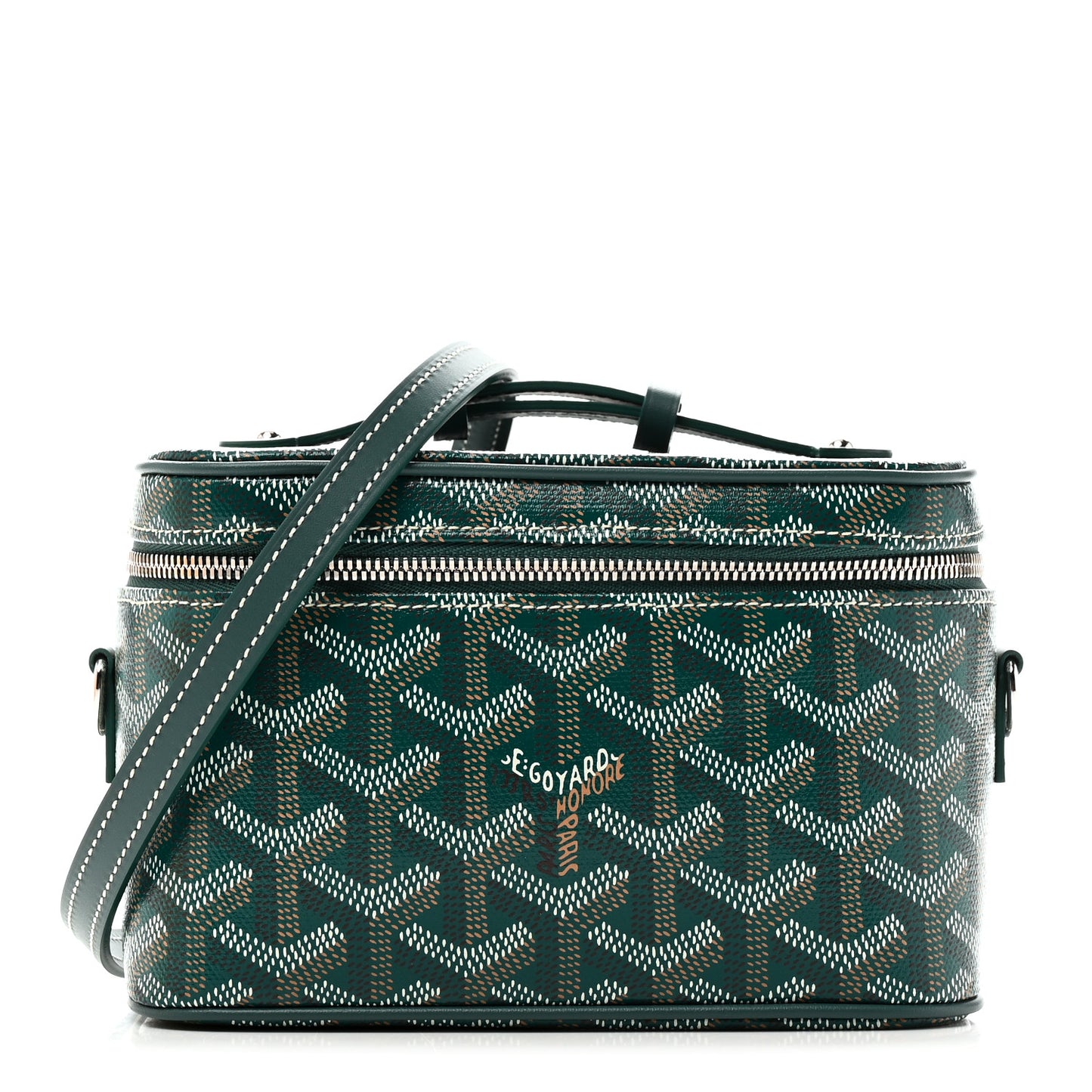 Goyardine Muse Mini Vanity Case Green