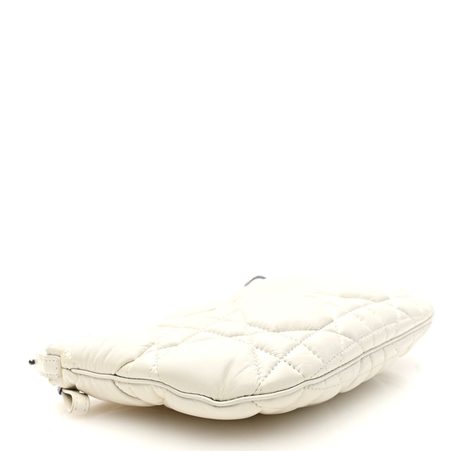Christian Dior Calfskin Cannage Caro Pouch Latte 4 of 9