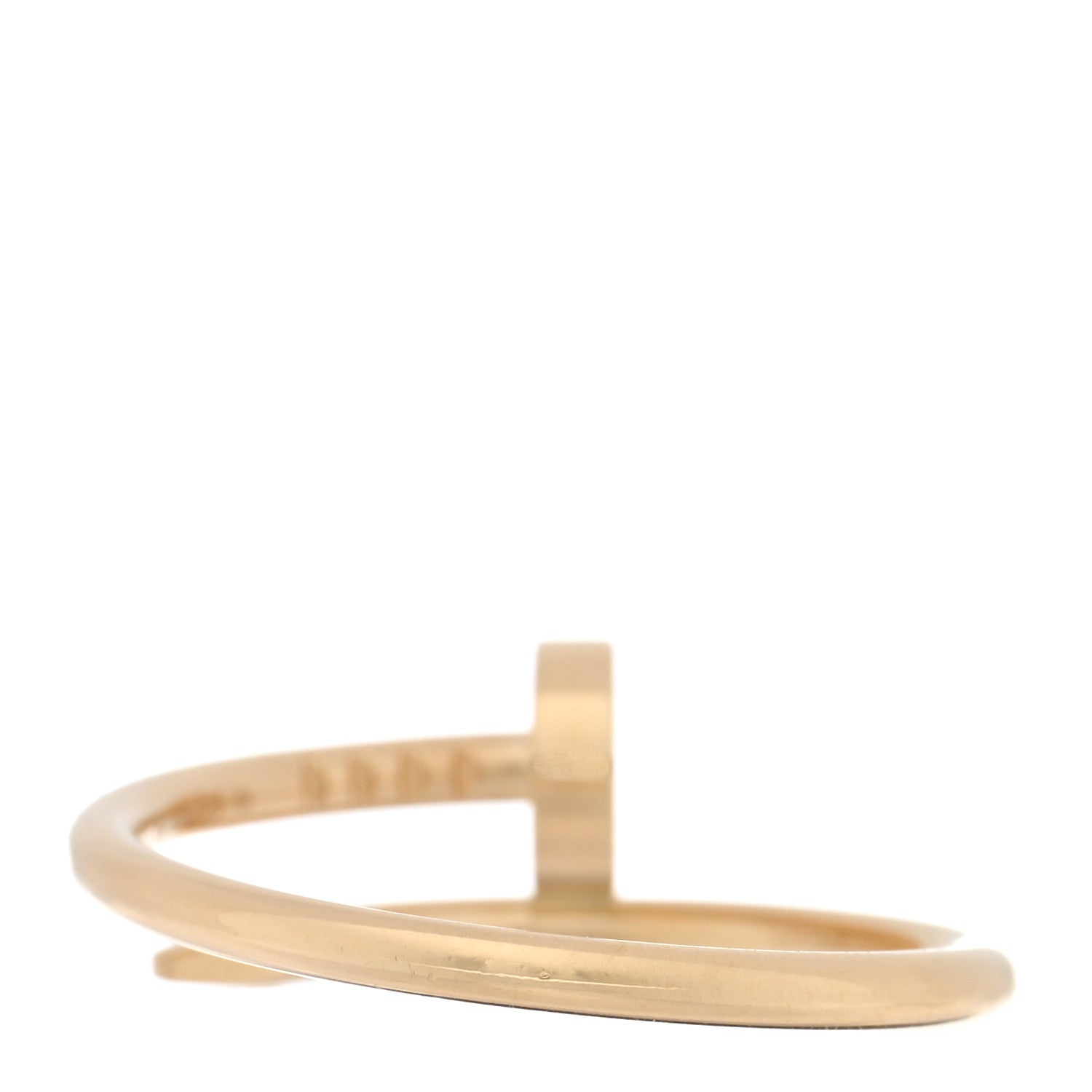 Cartier 18K Yellow Gold Small Juste Un Clou Ring 54 6.75 3 of 5