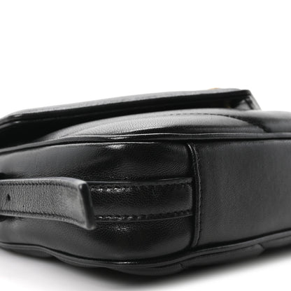 Saint Laurent Lambskin Quilted Monogram Toy Loulou Crossbody Bag Black 9 of 10
