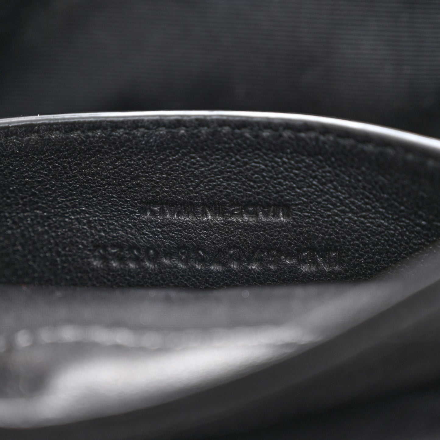 Lambskin Quilted Monogram Mini Nolita Black