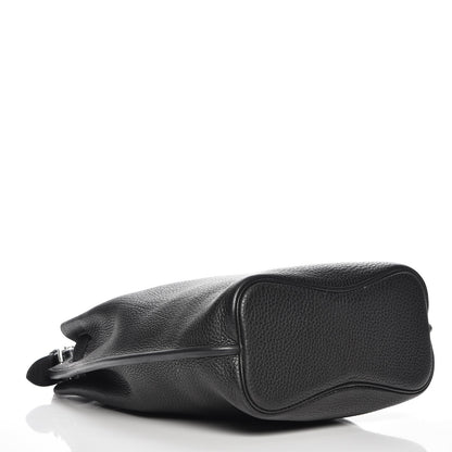 Hermes Taurillon Clemence So Kelly 22 Black 4 of 7