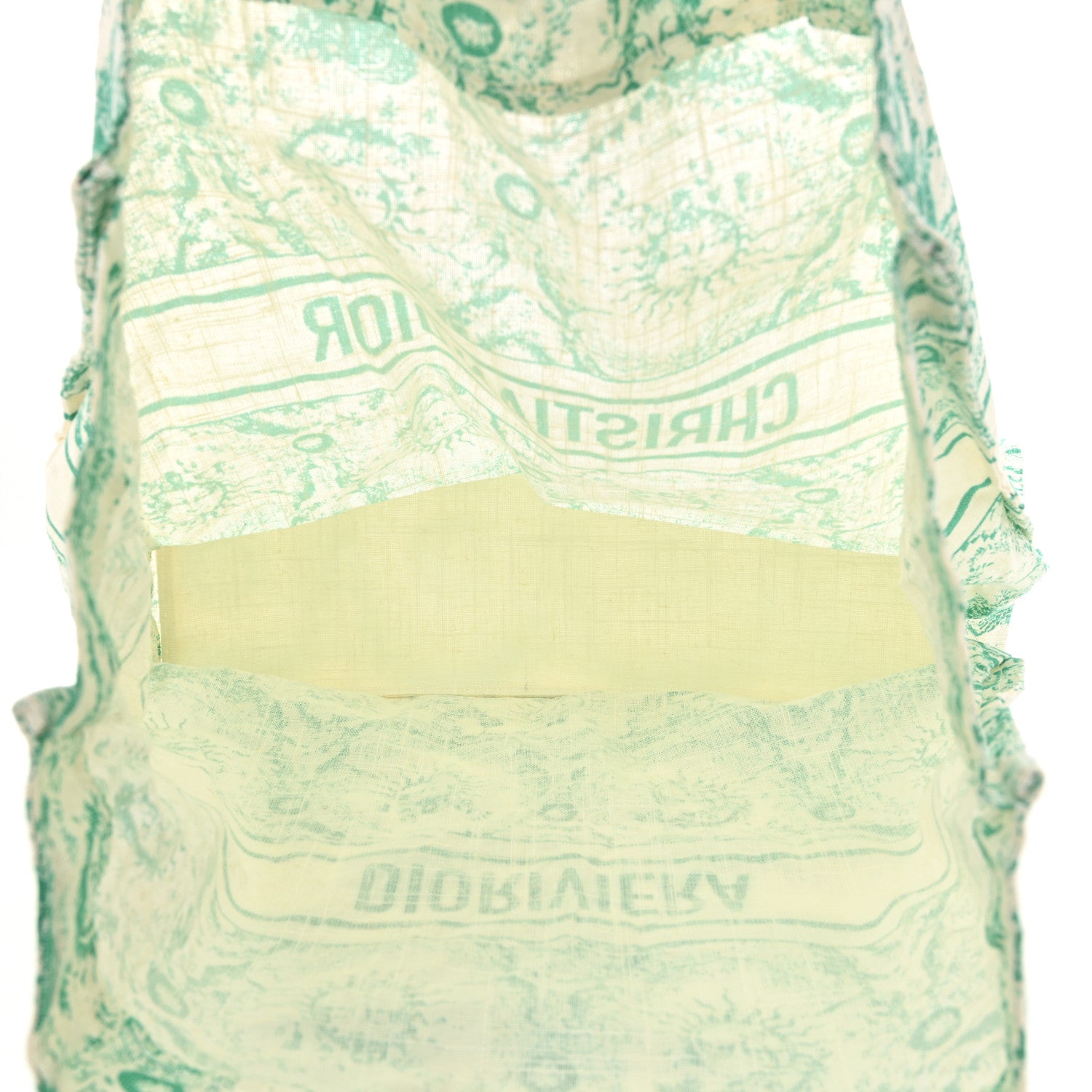 Christian Dior Canvas Dioriviera Toile de Jouy Soleil Tote Aquamarina 5 of 10