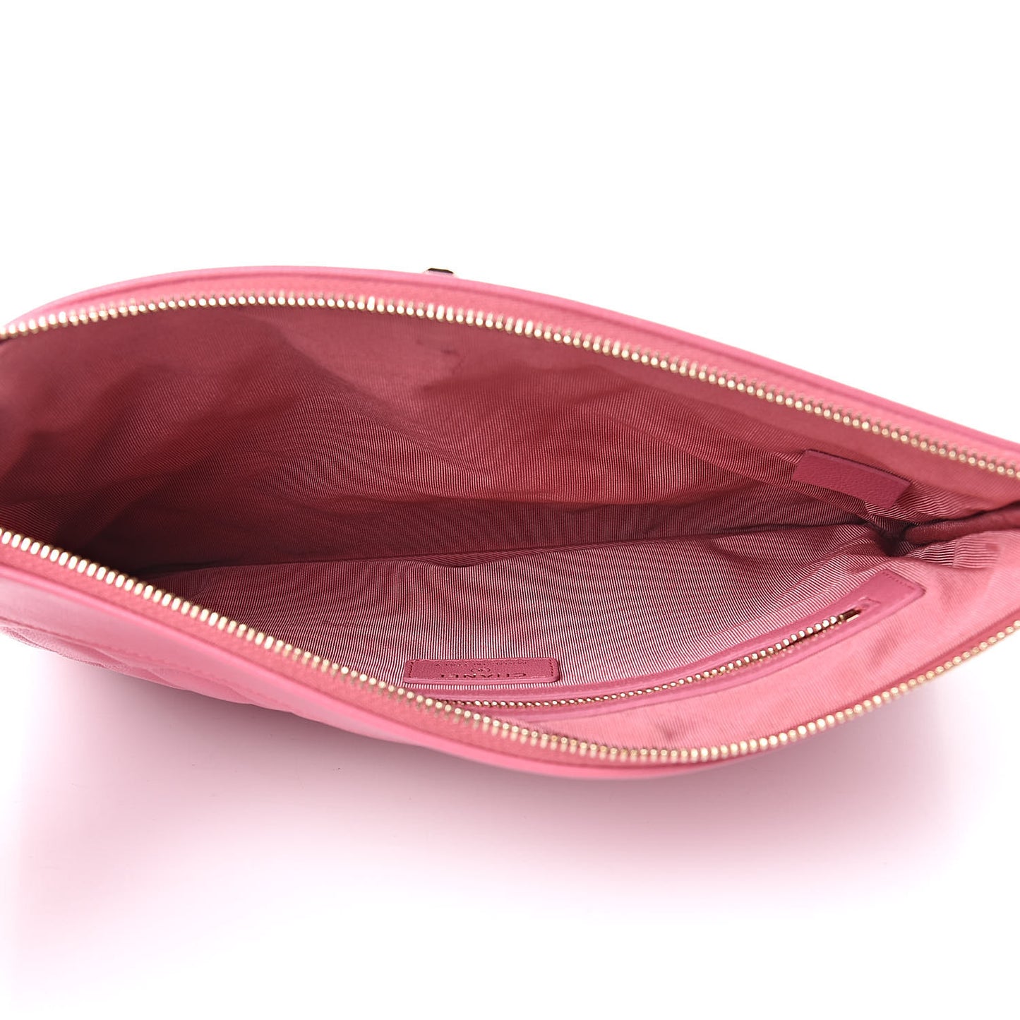 Sheepskin Quilted Medium Vintage Mademoiselle Cosmetic Case