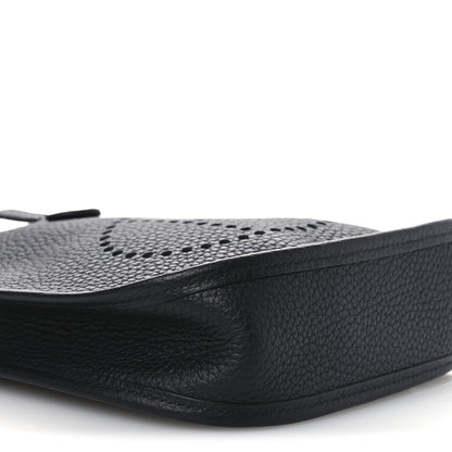 Hermes Taurillon Clemence Evelyne TPM Black 9 of 10