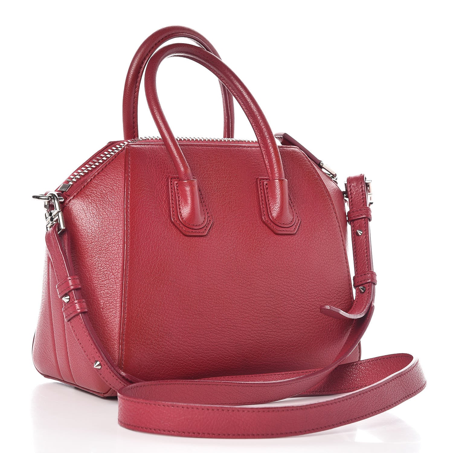 Givenchy Sugar Goatskin Mini Antigona Raspberry 3 of 17