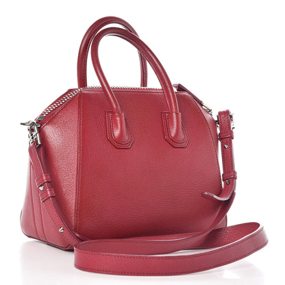 Givenchy Sugar Goatskin Mini Antigona Raspberry 3 of 17