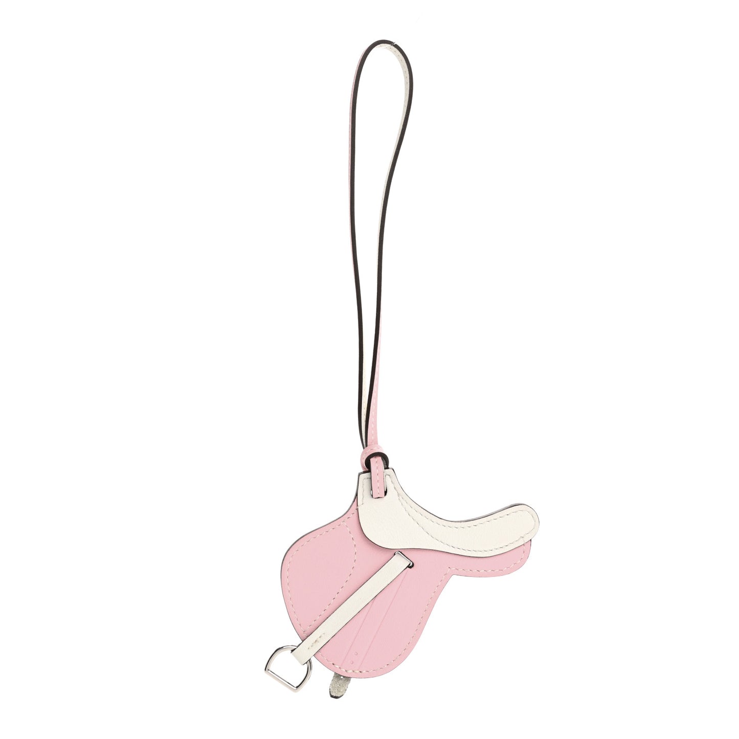 Swift Paddock Selle Horse Saddle Bag Charm Rose Sakura White