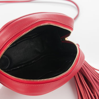 Saint Laurent Nappa Monogram Blogger Bag Red 5 of 6