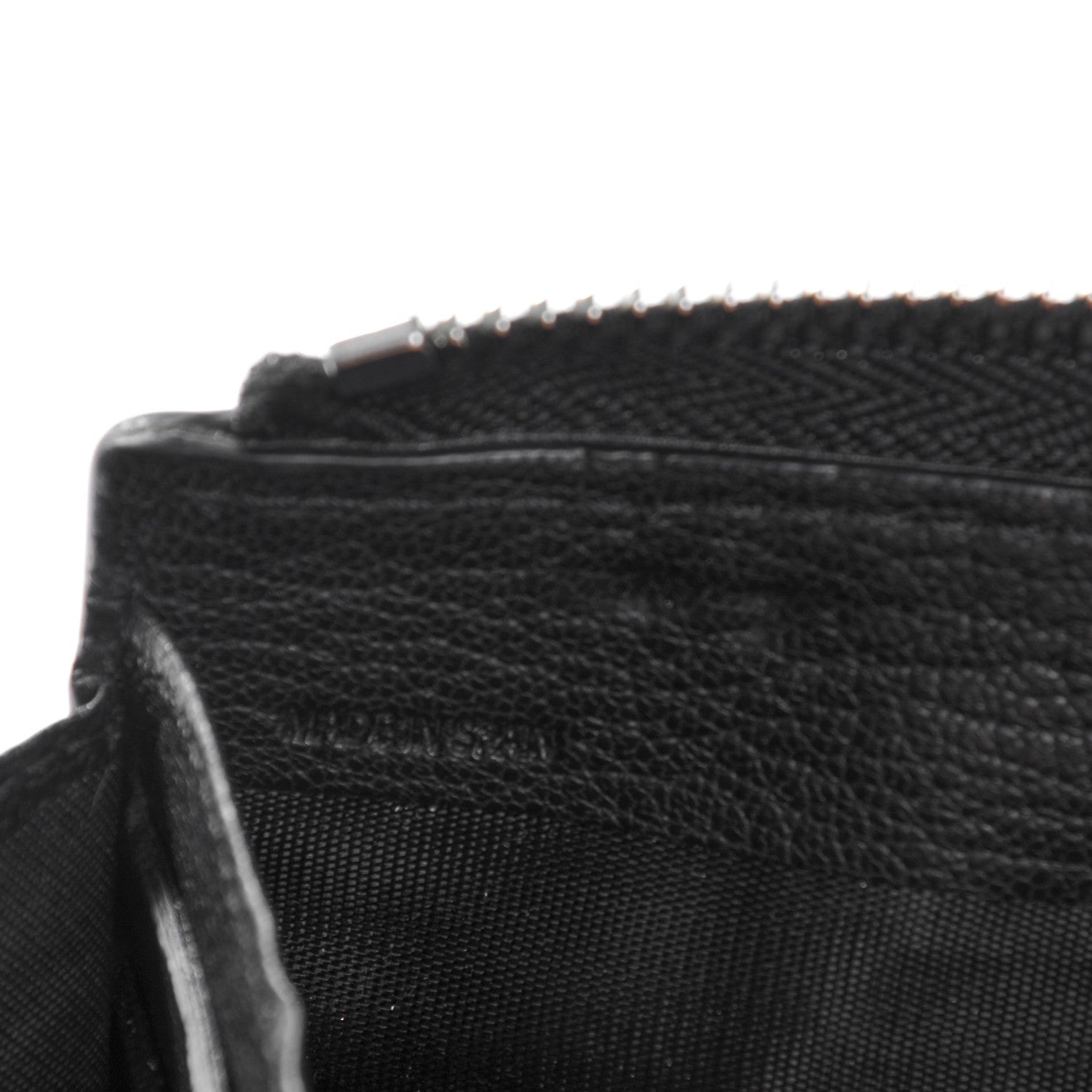 Givenchy Sugar Goatskin Pandora Half Zip Long Wallet Black 7 of 10