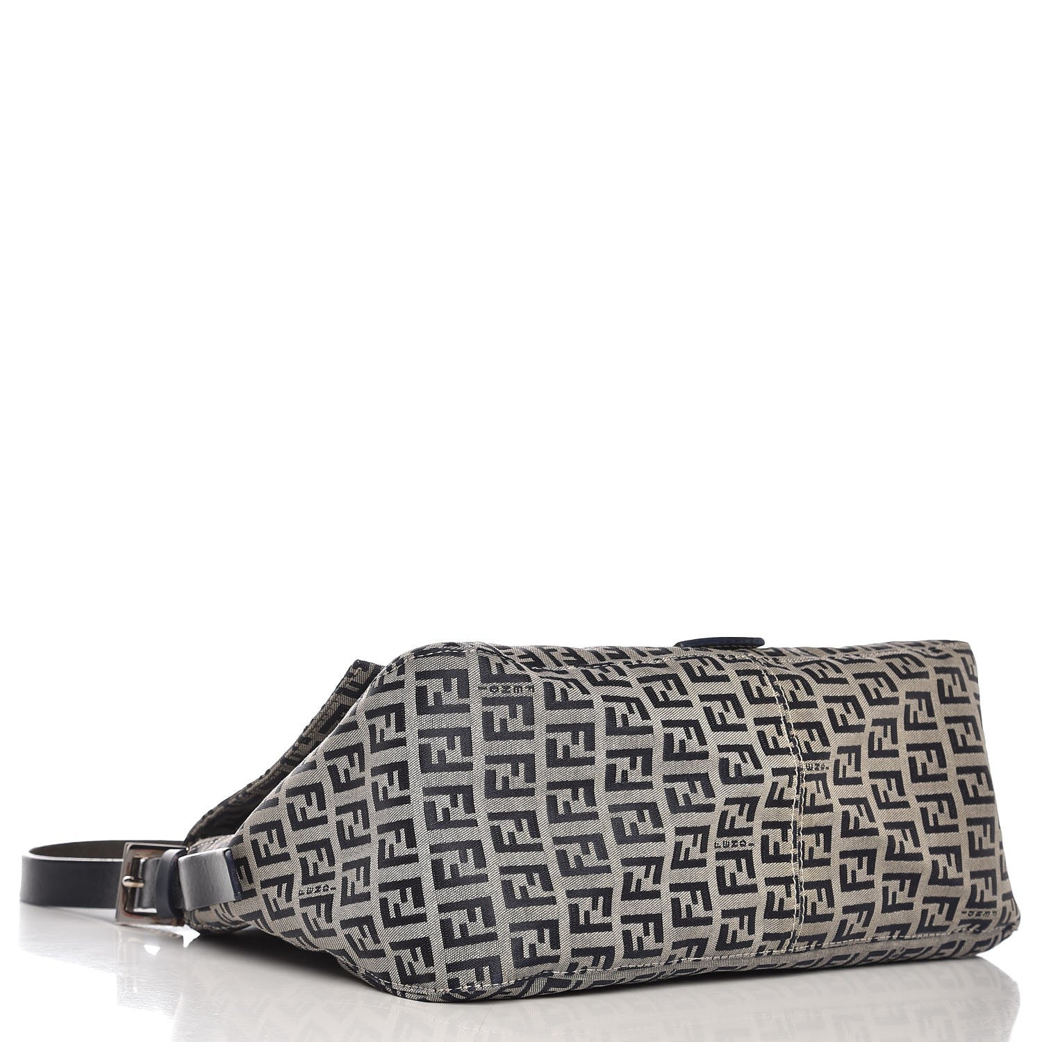 Fendi Zucchino Mama Baguette Navy 4 of 8