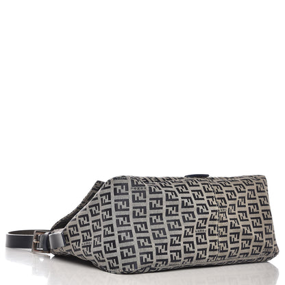 Fendi Zucchino Mama Baguette Navy 4 of 8