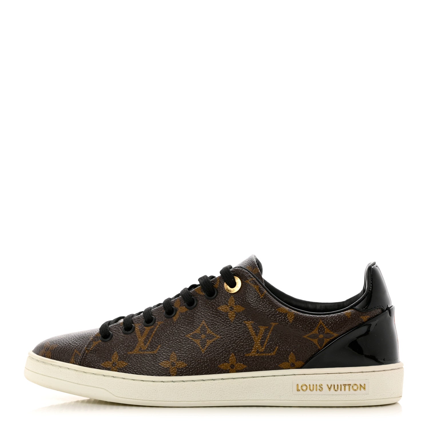 Louis Vuitton Patent Monogram Frontrow Sneakers 38.5 1 of 10