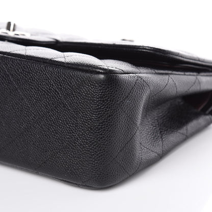 Chanel Caviar Quilted Jumbo Double Flap Black 8 of 12