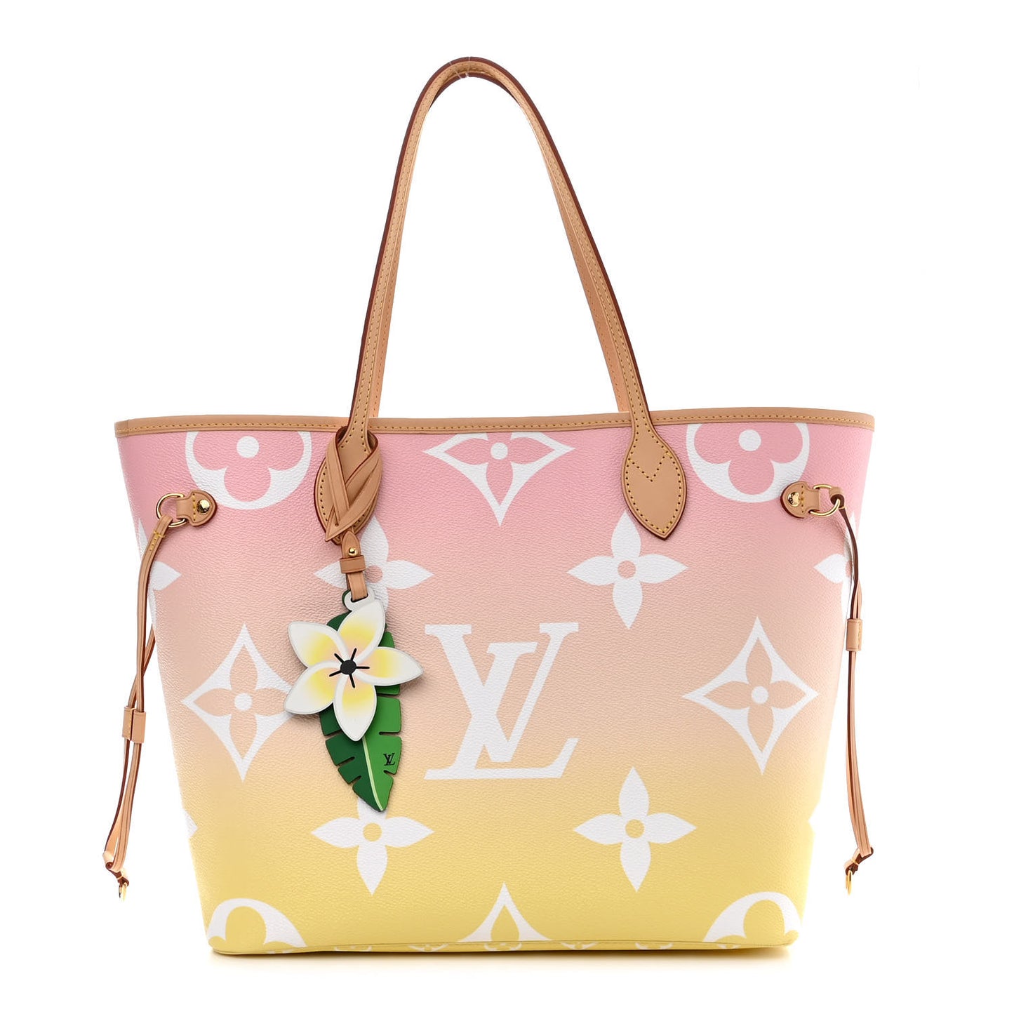 Monogram Giant By The Pool Neverfull MM Light Pink