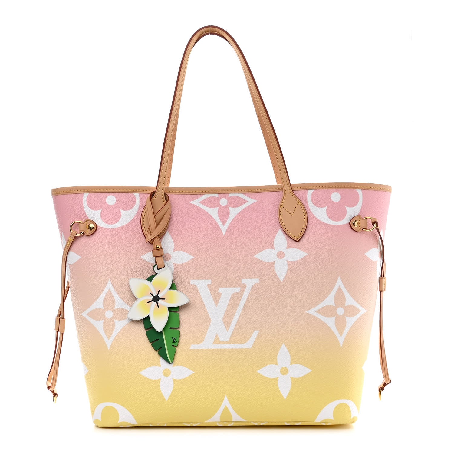 Louis Vuitton Monogram Giant By The Pool Neverfull MM Light Pink 3 of 11