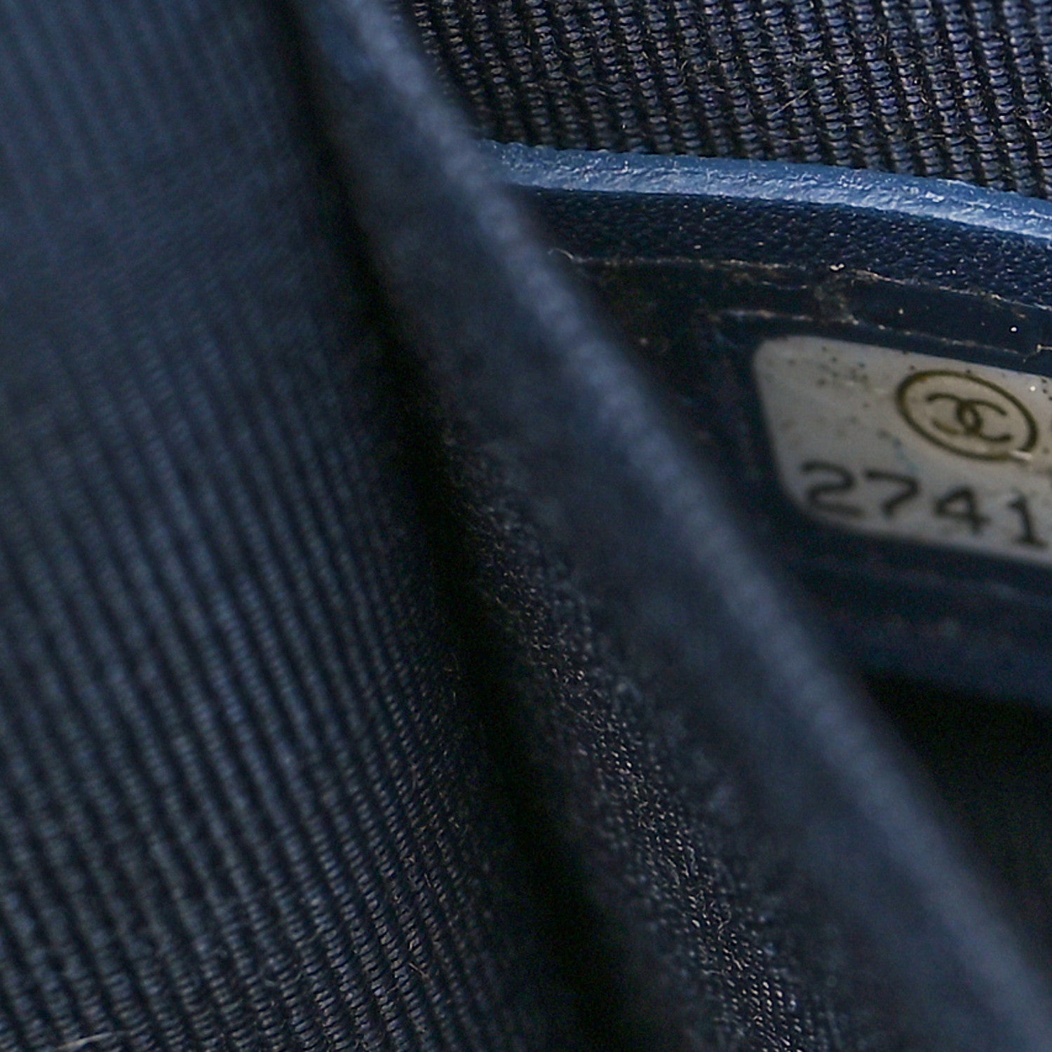 Chanel Calfskin Quilted North South Boy Flap Navy 12 of 12