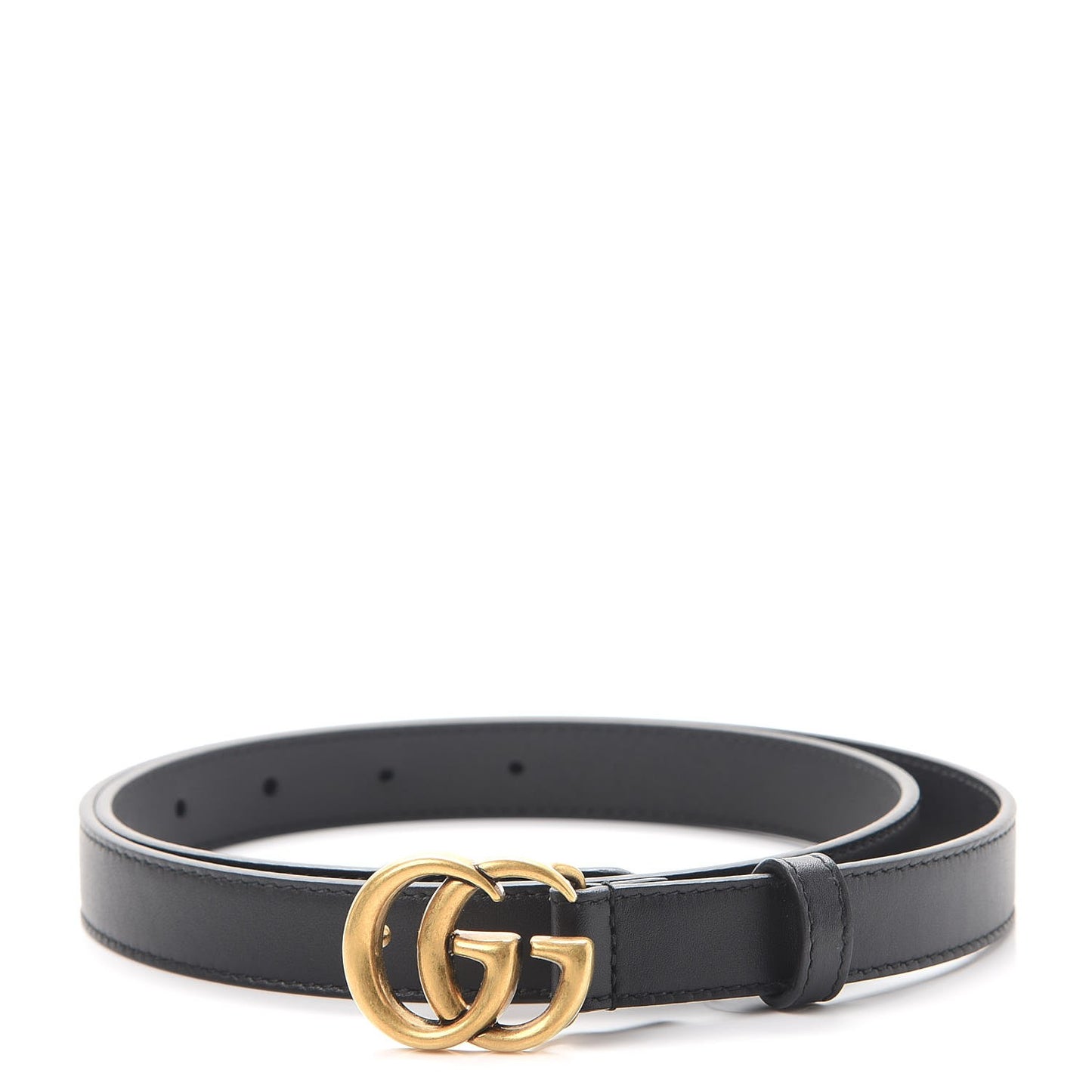 Calfskin Double G 20mm Belt 85 34 Black