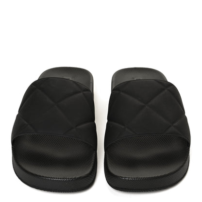 Bottega Veneta Rubber The Slider Sandals 40 Black 5 of 9